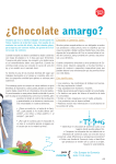 ¿Chocolate amargo? - aula libre digital