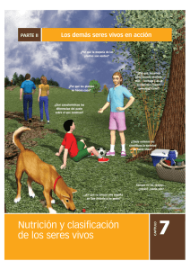 Nutrición y clasificación de los seres vivos
