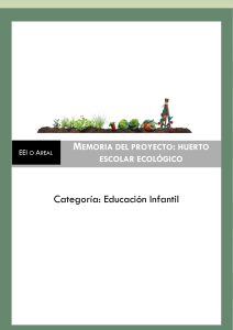 EEI o Areal - Huertos educativos ecológicos