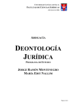 deontología jurídica - Universidad Católica de Salta