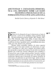 AFECTIVIDAD Y CIUDADANÍA DEMOCRÁ