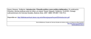 Hoyos Vásquez, Guillermo. Introducción. Filosofía política