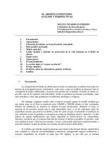 el aborto consentido: análisis y perspectivas