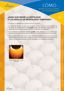 ¿para qué medir la fertilidad y los niveles de mortalidad