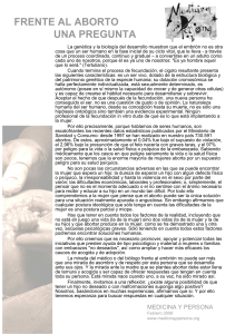 frente al aborto una pregunta - Asociación Medicina y Persona
