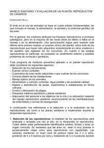 Evaluación Plantel Reproductor