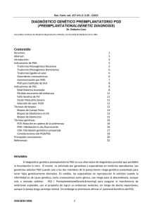 DIAGNÓSTICO GENÉTICO PREIMPLANTATORIO