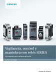 Vigilancia, control y maniobra con relés SIRIUS