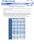 Reemplazo de Capacitores