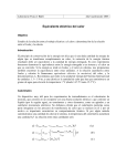 Equivalente eléctrico - Laboratorio de Bajas Temperaturas