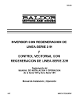 INVERSOR CON REGENERACION DE LINEA SERIE