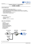 Gateway Ethernet - Modbus/RTU OD485 / OD485C