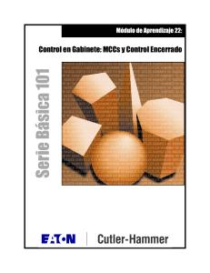 Control en Gabinete: MCCs y Control Encerrado