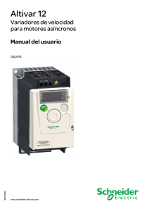 ATV12 Manual del usuario - Eurotherm by Schneider Electric