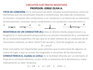 CIRCUITOS ELÉCTRICOS RESISTIVOS EN CC