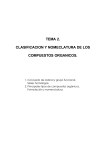tema 2. clasificacion y nomeclatura de los compuestos organicos.