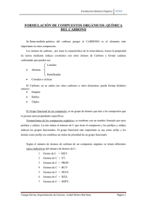 Formulación Química Orgánica