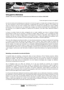 Una guerra silenciosa