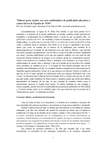 “Educar para vender: un caso emblemático de publicidad educativa