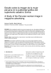 Estudio sobre la imagen de la mujer peruana en la publicidad