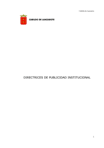 directrices de publicidad institucional