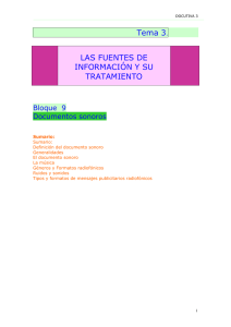 Documentos sonoros