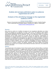 - Revista Mediterránea de Comunicación