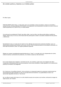 Se venden pechos y traseros a un m&oacute;dico precio