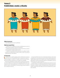 Tema II Publicidad, Moda y Diseño