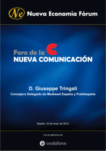 D. Giuseppe Tringali - Nueva Economía Fórum