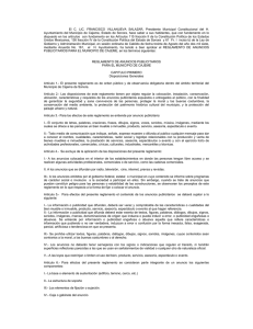 El C. LIC. FRANCISCO VILLANUEVA SALAZAR, Presidente