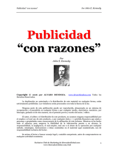 Publicidad “con razones”