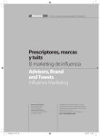 Prescriptores, marcas y tuits El marketing de influencia Advisors