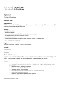 Diplomado Fashion Marketing