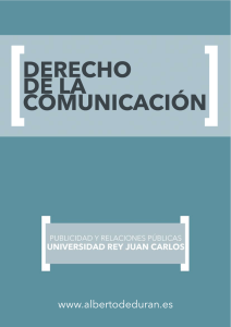 DERECHO DE LA COMUNICACIÓN