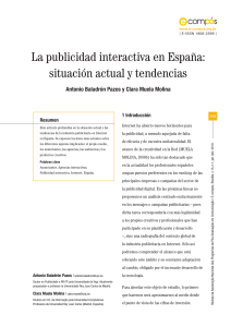 La publicidad interactiva en España: situación actual y