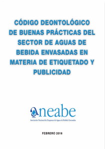 Código deontológico de buenas prácticas del sector