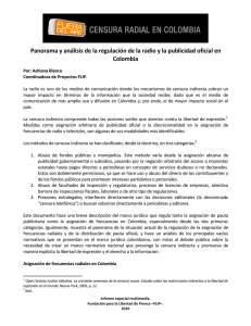 Panorama y análisis de la regulación de la radio y la publicidad