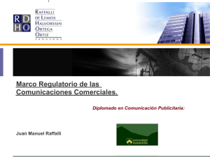 Marco Regulatario de la Publicidad Comercial