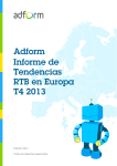 Adform Informe de Tendencias RTB en Europa T4 2013