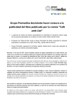 NdP_Grupo Promedios desmiente hacer censura al libro