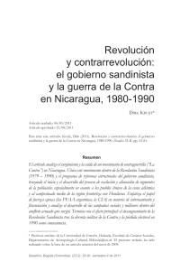 Revolución y contrarrevolución: el gobierno sandinista y la guerra