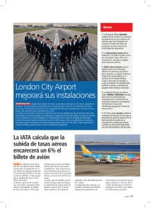 London City Airport mejorar&aacute; sus instalaciones