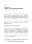 Ecología política del extractivismo y justicia socio
