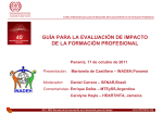 guía para la evaluación de impacto de la formación
