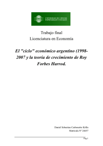 El "ciclo" económico argentino (1998
