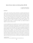 Índice de Precios y Salarios en la Puebla porfirista: 1876-1910