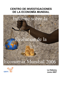 Informe sobre la Evolución de la Economía Mundial 2006