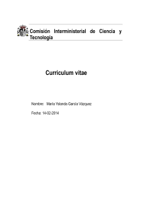 Curriculum vitae - Gis