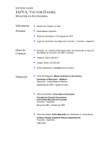 iajya, victor daniel - Facultad de Ciencias Económicas